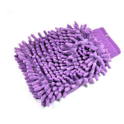 

TOP Microfiber Chenille Car Vehicle Care Washing Brush Sponge Pad Cleaning Glove