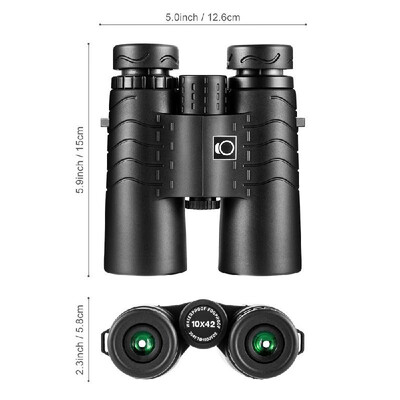 

K&F CONCEPT 10X42 HD Binoculars Telescope IP68 Nitrogen Waterproof Low Light Night Version with Carry Bag for Concert Sports Event