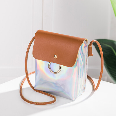 

Tailored Women Fashion Laser Cover Ring Hasp Crossbody Bag Shoulder Bag Coin Phone Bag BW