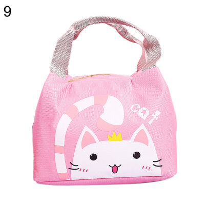 

Portable Cat Dolphin Thermal Insulated Meal Bento Tote Lunch Bag Picnic Pouch