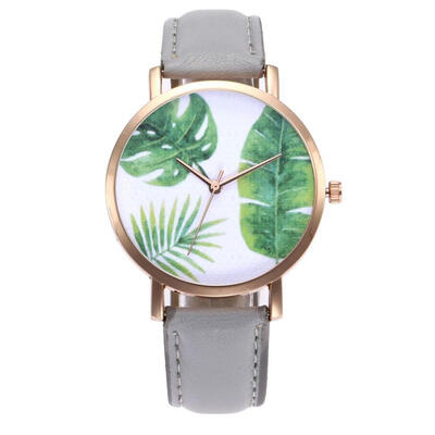 

Rainforest Leaves Beautiful Ladies Wristwatch Casual 2018 Simple Birthday Gifts Womens Quartz watch Temperament clock 2018 D