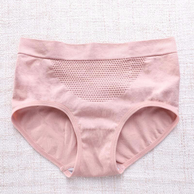 

New womens underwear 3D seamless high-elastic honeycomb abdomen womens underwear cotton mid-rise underwear ladies sexy briefs