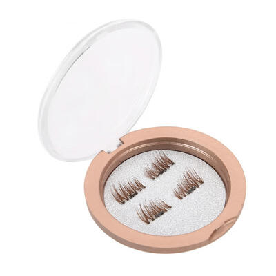 

Greensen 2pairsbox Magnetic False Eyelashes Anti-allergic Reusable Self-adhensive Eye Lashes Brown