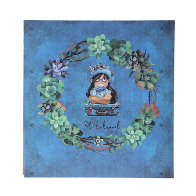 

Various Size 7" 6" 5" Combination 600 Pockets Book Style Interleaf Postcard Picture Camera Photo Album Holder Storage Case for Gif