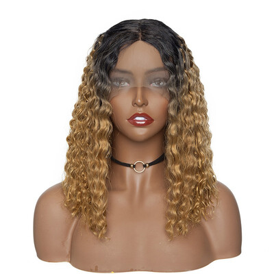 

U Part Lace Front Wigs Long Kinky Curly Synthetic Wigs For Black Women Hair Wigs