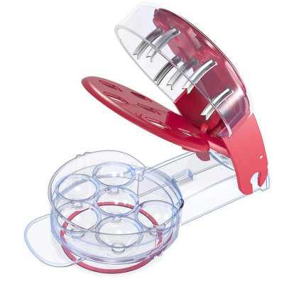 

Cherry Stoner Pitter ABS PP Material Multiple Seed Remover Kitchen Hand Squeeze Tool Pit Juice Container