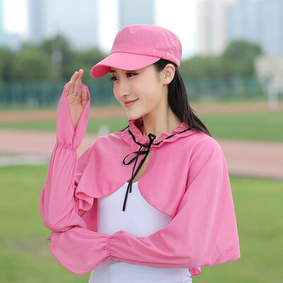 

Womens hat Summer shawl sunscreen hat Korean version eaves hat outdoor mountain climbing riding tide sun hat