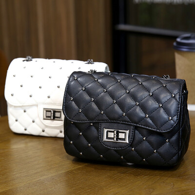 

Autumn&winter new European&American fashion rhombic chain bag mini handbag shoulder bag Messenger bag