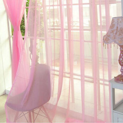 

Solid Mesh Curtain Decorative Mesh Net Curtain For Home Hotel 1 Panel