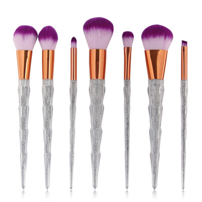 

Toponeto 7PCS Make Up Foundation Eyebrow Eyeliner Blush Cosmetic Concealer Brushes