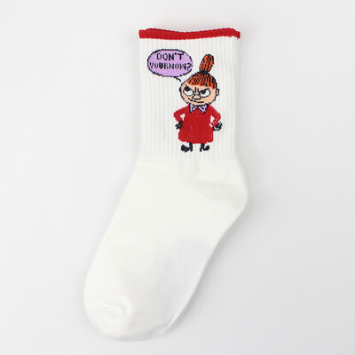 

New Fashion Cute Cartoon Cotton Socks Personality Low Cut Ankle Socks Short Tube Student Socks