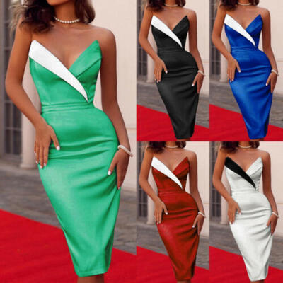 

Sexy Women Bodycon Casual Off Shoulder Evening Party Cocktail Club Mini Dress