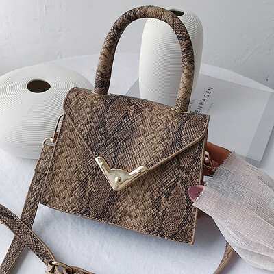 

Gobestart Women Retro Serpentine Crossbody Bags Messenger Bag Shoulder Bag Handle Bags