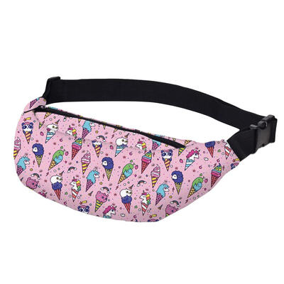 

3D Animal Print Waterproof Shoulder Women Waist Fanny Belt Packs Chest Bags