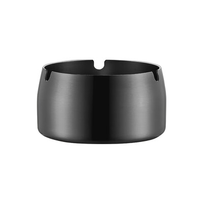 

Toponeto Stainless Steel High Temperature Resistant Drop Resistant Round Design Ashtray