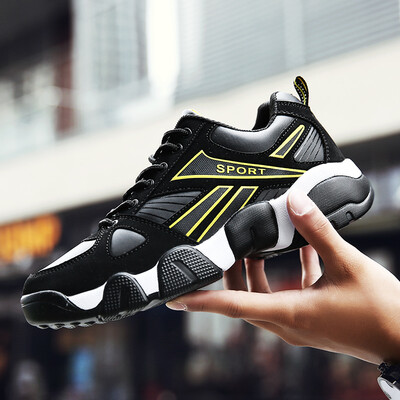 

Summer breathable Korean travel sports white shoes mens shoes plus velvet casual old man running mens high tide shoes