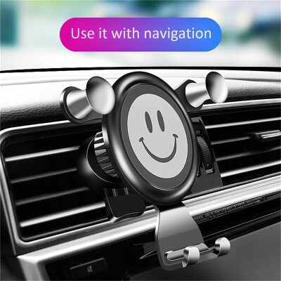 

Car Phone Holder For Phone In Car Air Vent Mount Stand No Magnetic Mobile Phone Holder Universal Gravity Smartphone Cell Support