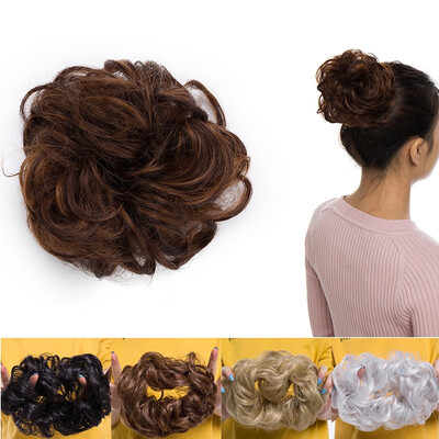 

Synthetic Hair Bun Extensions Messy Hair Scrunchies Hair Pieces for Women Hair Donut Updo Ponytail