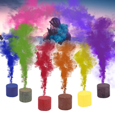 

1pcs Smoke Cake Colorful Smoke Effect Show Round Bomb Stage Photography Aid