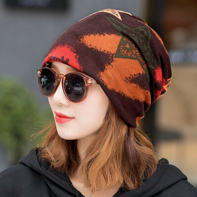 

Women Ponytail Messy Bun BeanieTail Soft Winter Stretchy Beanie Hat Cap
