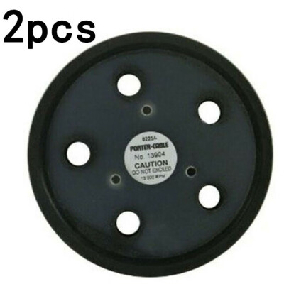 

2Pcs 5Inch 5Holes Sanding Pad Sander Backing Pads Hook&Loop Backup Disc