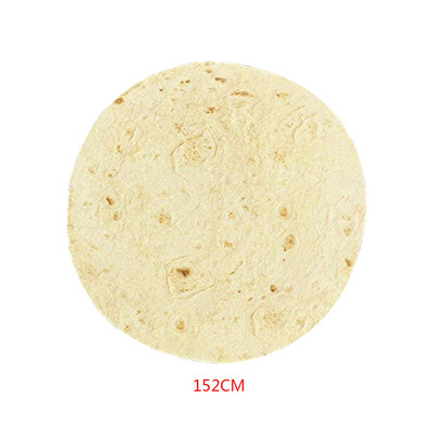 

Siaonvr Comfort Food Creations Burrito Wrap Blanket Perfectly Round Tortilla Throw