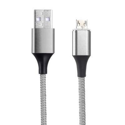 

Magnetic Micro USB 5V 3A 1m Fast Charging Data Cable Wire Cord with Light