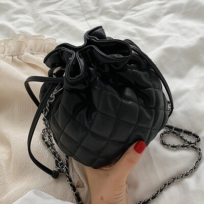 

North bag texture French small womens bag2019 new style foreign-style single-shoulder single-shoulder bag small bucket bag
