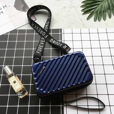 

LOVEVOOK crossbody bags for women 2019 fashion handbag female mini suitcase make up bag for travel multifunctional Clutch Flap