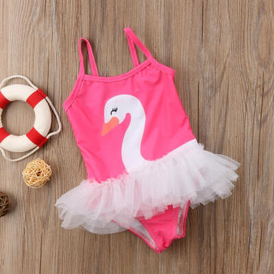 

Toddler Kids Baby Girls Swimwear Swimsuit One-piece Bikini Beachwear