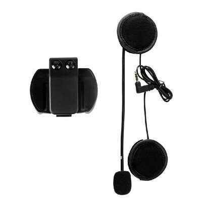 

VNETPHONE V4 V6 Intercom Accessories Microphone Speaker & Clip for V4 V6 Helmet Intercom Motorcycle BT Interphone 35mm Jack Plug