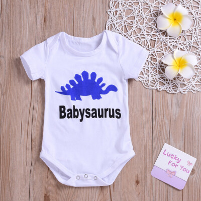 

Infant Baby Boys&Girls Letter Print Jumpsuit Romper Bodysuit Sunsuit Clothes