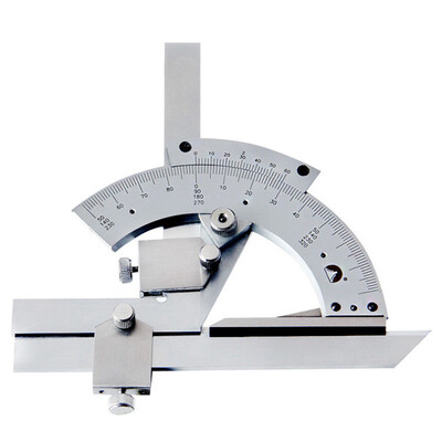 

〖Follure〗320° Stainless Steel Bevel Protractor Angle Finder Ruler Precision Universal