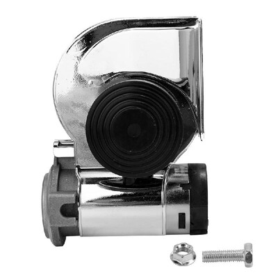 

12V Loud Twin Dual Tone Snail Compact Air Horn for Car Motorcycle Trucks Boat