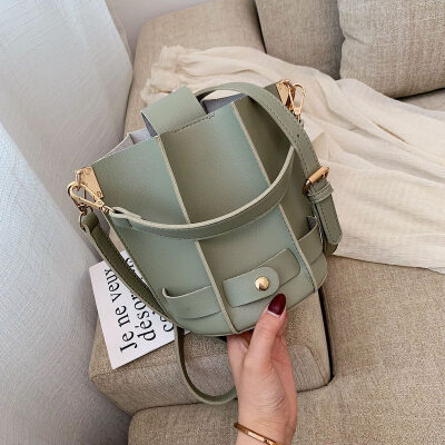 

Summer new personality portable bucket bag handbag 2019 new wave Korean version of the wild single shoulder fashion diagonal package