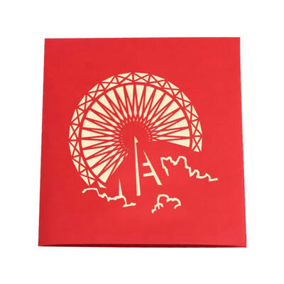 

3D Pop Up Cards Handmade Greeting Card Postcard Friendship Blessing Card