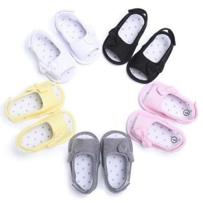 

Newborn Baby Girl Moccasin Crib Toddler Soft Crib Shoes Bow Sandal Sole Boots