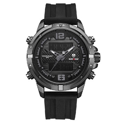 

WEIDE WH8602 Quartz Digital Electronic Watch Dual Time Calendar Week Alarm 3ATM Waterproof Timer Business Men Fashion Casual Outdo