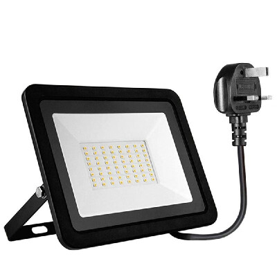

AC 180-265V 30W 32LEDs Flood Light Thin Spot Lamp Landscape Floodlight IP65 Water Resistant Bright Outdoor Secure Lights for Garag