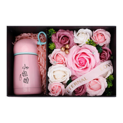 

Eternal Rose Soap Flower Simulation Roses Bouquet Gift Box Valentines Gifts