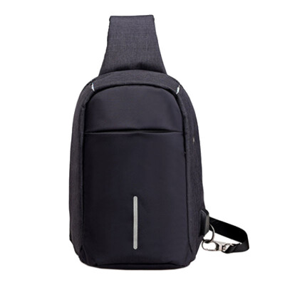 

Anti Theft Sling Bag Backpack for Man Waterproof Nylon Daypack Business School Bag Shoulder Cross Body Chest Pack for Travel Sport