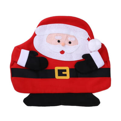 

Christmas Theme 2 Layers Santa Claus Pattern Table Mat with Napkin