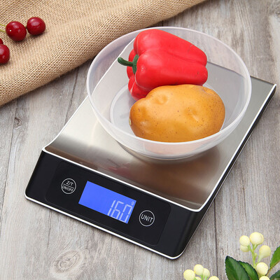 

Toponeto Digital Scale Kitchen Measure Tools Stainless Steel Electronic Weight