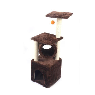 

Ktaxon 36" Cat Tree Play House Tower Condo Furniture Scratch Post Basket -for Kittens Cats&Pets