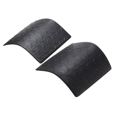 

1 Pair Black Cowl Body Cover Rhombus Shape Plate Trim Front Hood Cover for 2007-17 Jeep Wrangler JK
