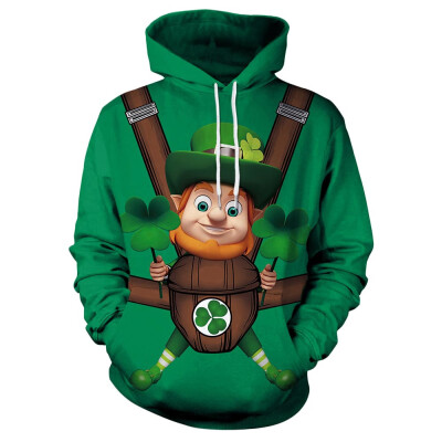 

3D Cartoon Printed Pullover Hoodie