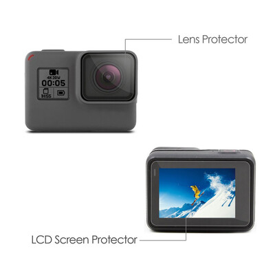 

〖Follure〗3 Sets LCD Screen Protector Lens Protrector Film for GoPro Hero 5