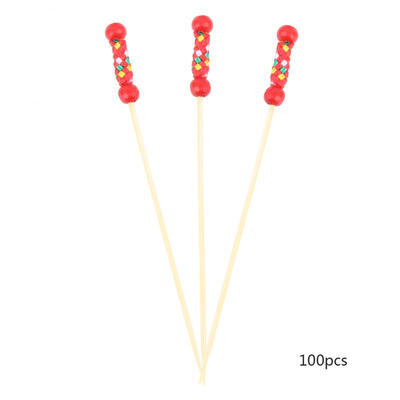 

Greensen 100Pcs Disposable Bamboo Toothpicks Cocktail Sticks Party Supplies 12cm