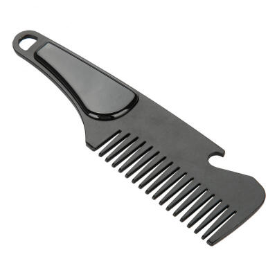 

Greensen Portable Stainless Steel Round Comb Teeth Beard Comb Folding Pocket for Men Use