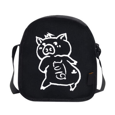 

Canvas Pig Messenger Bags Phone Pack Women Crossbody Casual Shoulder Bag